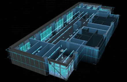 FMCS厂务系统IOC场景 - 园区BIM模型轻量化