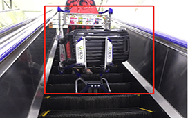 扶梯大件行李识别